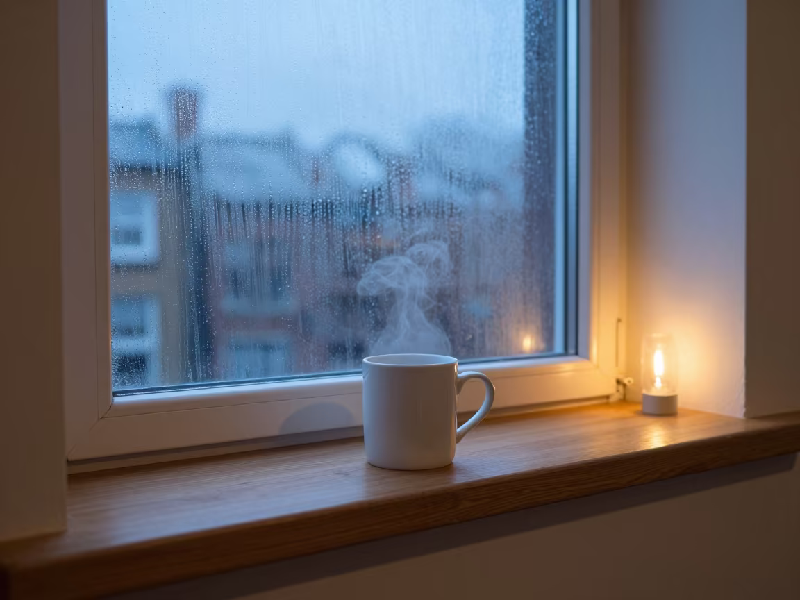 Dawn Coffee on Dalston Window Seat in on a window seat in Dalston, London
