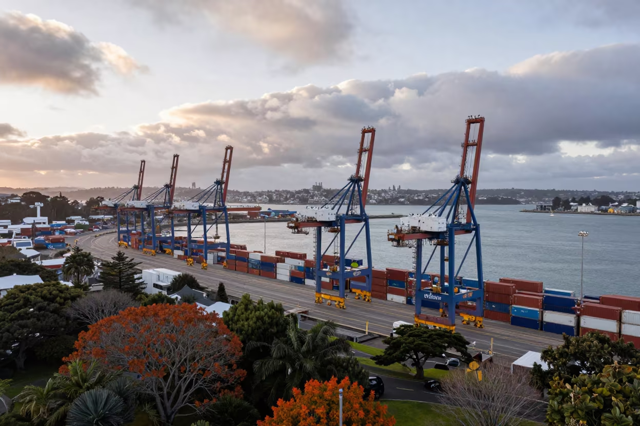 Dawn Cranes Over Auckland Tidal Inlet Wildlife in beside a tidal inlet near Mount Eden, Auckland