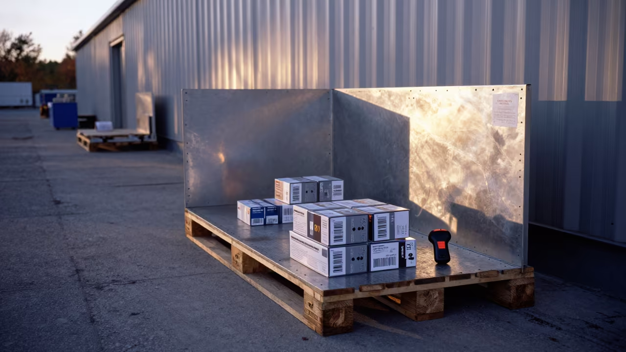 Dawn Freight Inspection Stand Petropavl Cross-Dock in inside a cross-dock lane in Petropavl