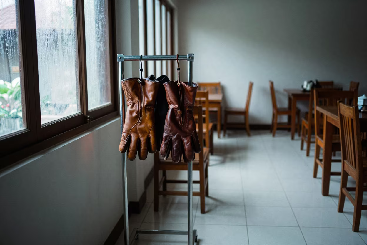Dawn Glove Dryer in Yogyakarta Breakfast Room in inside a breakfast room before opening near Yogyakarta