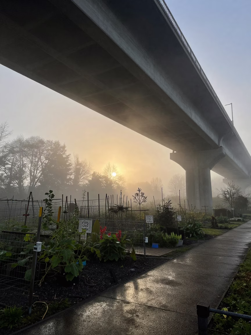 Dawn Light at First Light Of Dawn in Berlin in in Berlin, Germany