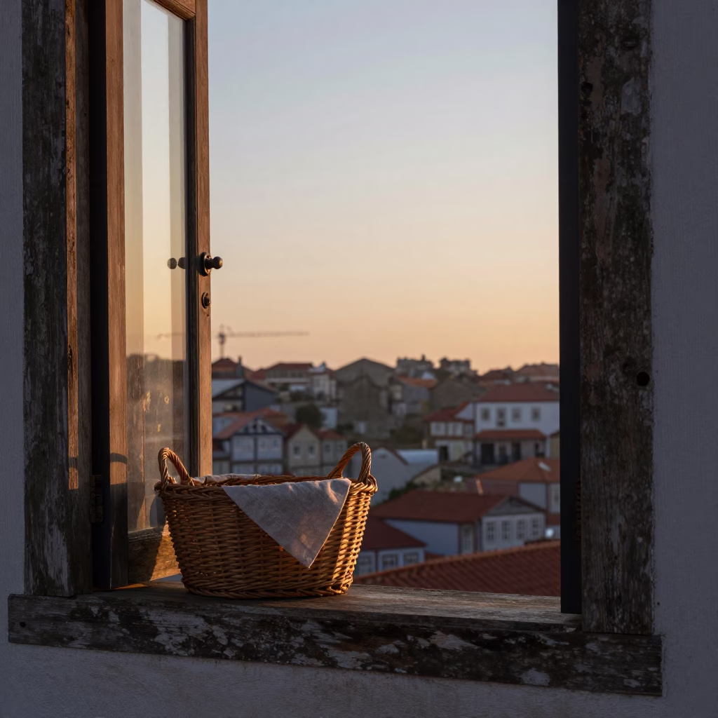 Dawn Light at First Light Of Dawn in Porto in in Porto, Portugal