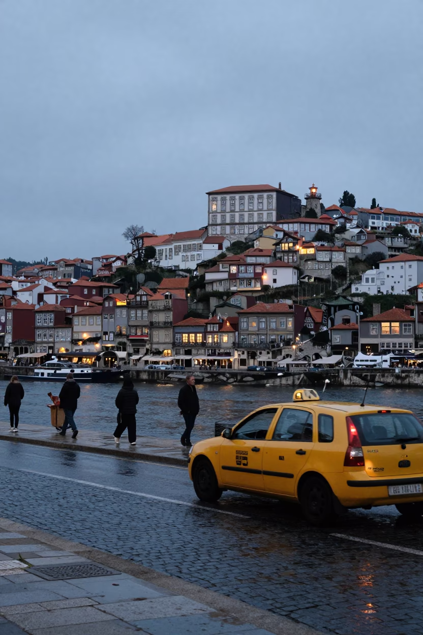 Dawn Light at Nautical Dawn Light in Porto in in Porto, Portugal