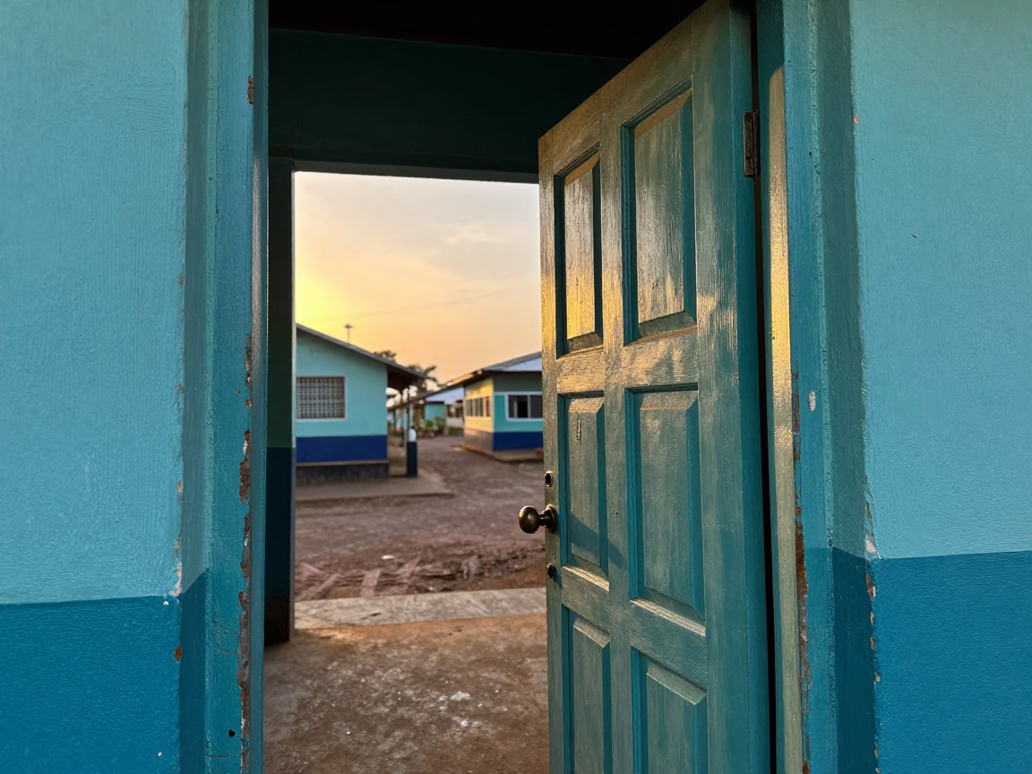 Dawn Light in Accra at First Light Of Dawn in in Accra, Ghana