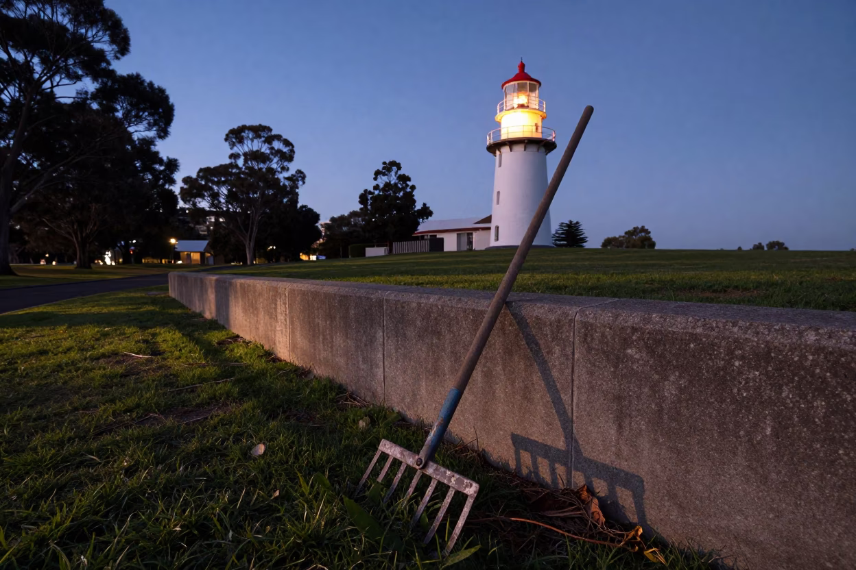 Dawn Light in Adelaide at Nautical Dawn Light in in Adelaide, South Australia, Australia
