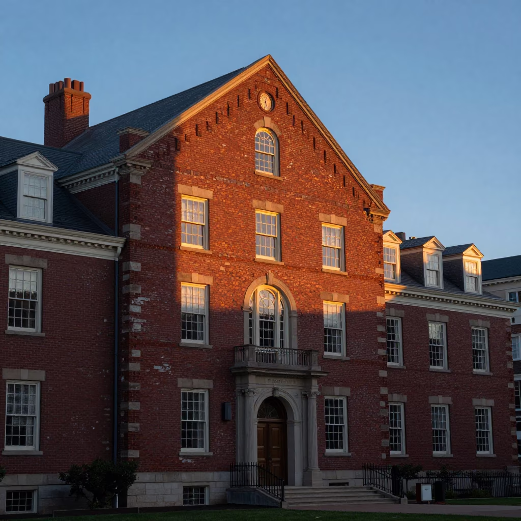 Dawn Light in Boston at The Still Hours Before Dawn Light in in Boston, Massachusetts, United States