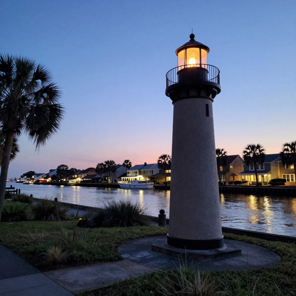 Dawn Light in Charleston at Nautical Dawn Light in in Charleston, South Carolina, United States