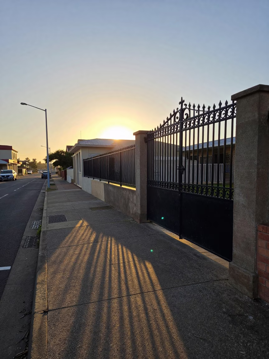 Dawn Light in Durban at First Light Of Dawn in in Durban, South Africa