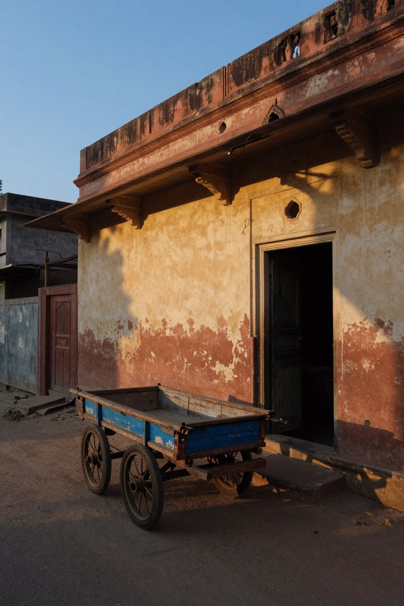 Dawn Light in Jaipur at First Light Of Dawn in in Jaipur, India