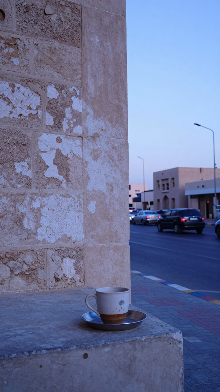 Dawn Light in Muscat at First Light Of Dawn in in Muscat, Oman