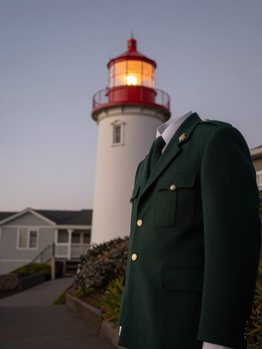 Dawn Light in San Francisco at Nautical Dawn Light in in San Francisco, California, United States