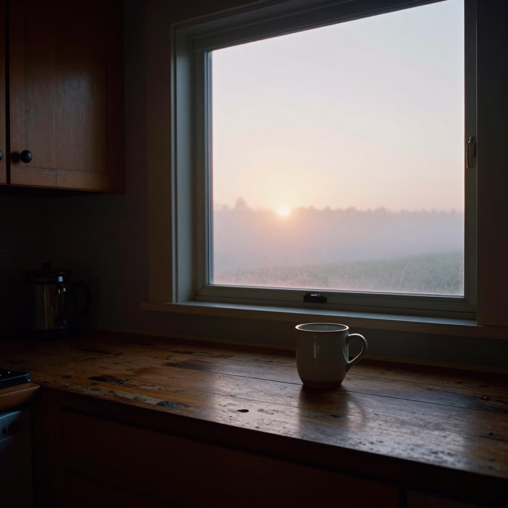 Dawn Light in Seattle at First Light Of Dawn in in Seattle, Washington, United States