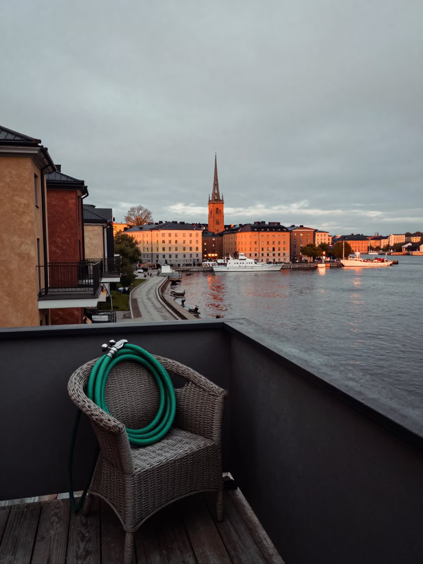 Dawn Light in Stockholm at Nautical Dawn Light in in Stockholm, Sweden