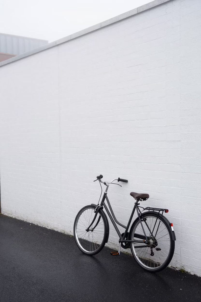 Dawn Light on Bicycle in in Sydney, Australia
