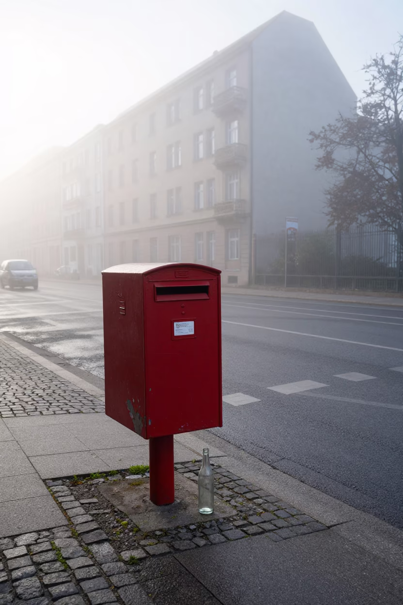 Dawn Light on Street Scene in Berlin in in Berlin, Germany