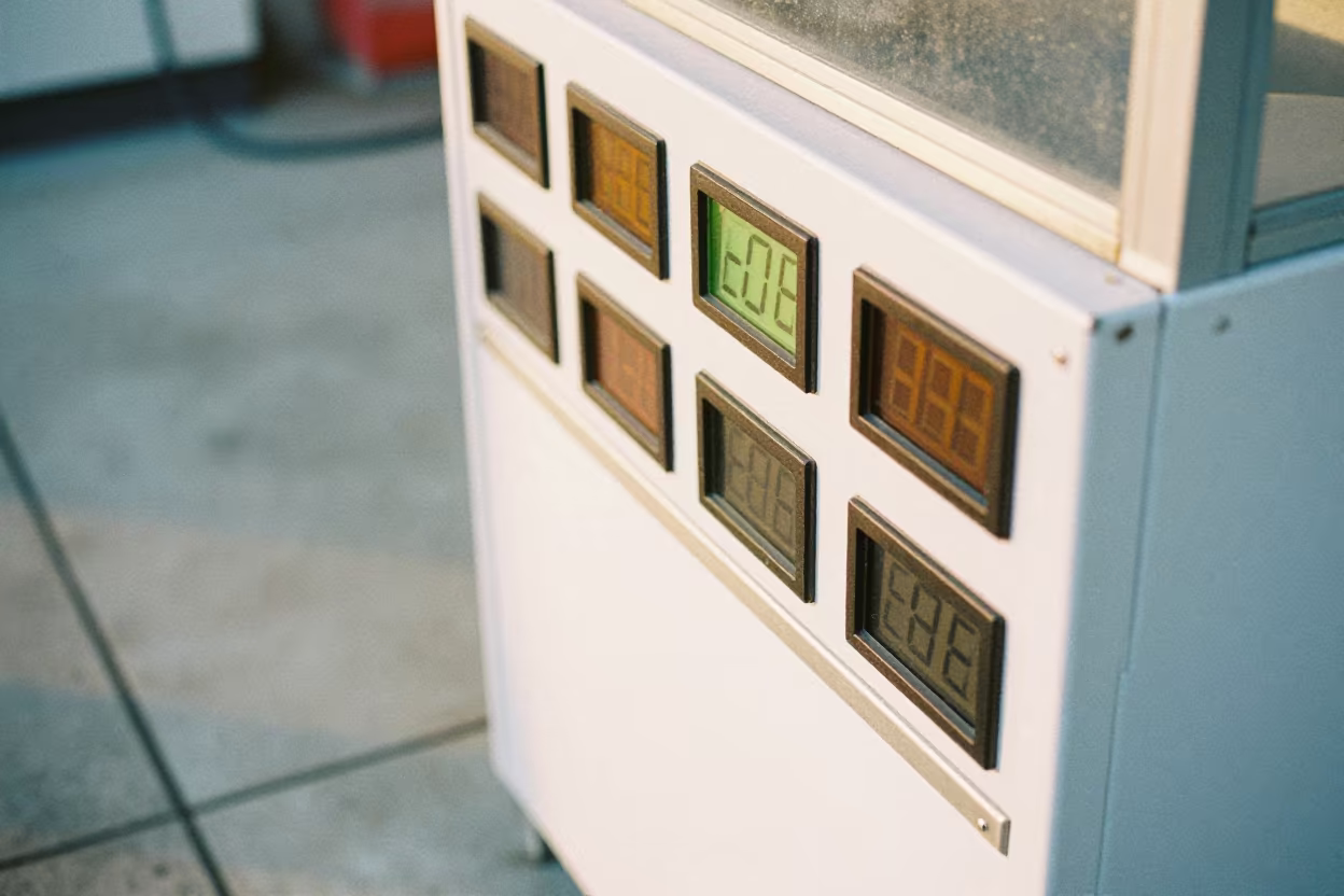 Dawn Light on Reptile Thermostat Rack Near Dog Wash in at a self-serve dog wash station near Khenchela
