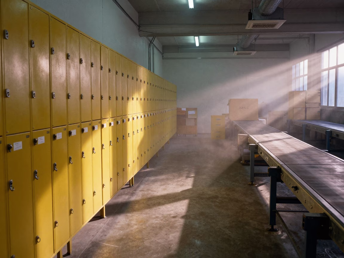 Dawn Logistics Key Locker Madrid Sorting Belt in at a parcel sorting belt in Barrio de las Letras, Madrid