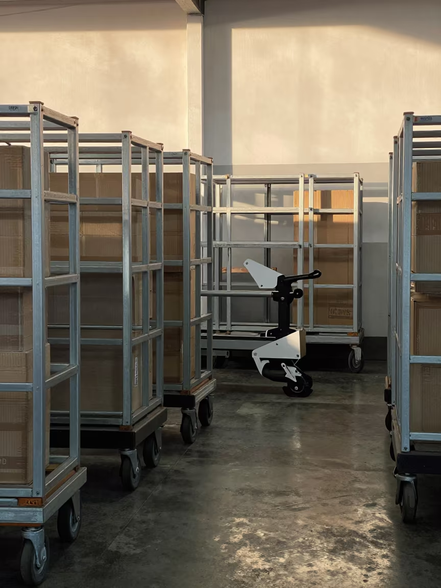 Dawn Logistics at V&A Waterfront Cross-Dock in at a fulfillment packing station in V&A Waterfront, Cape Town