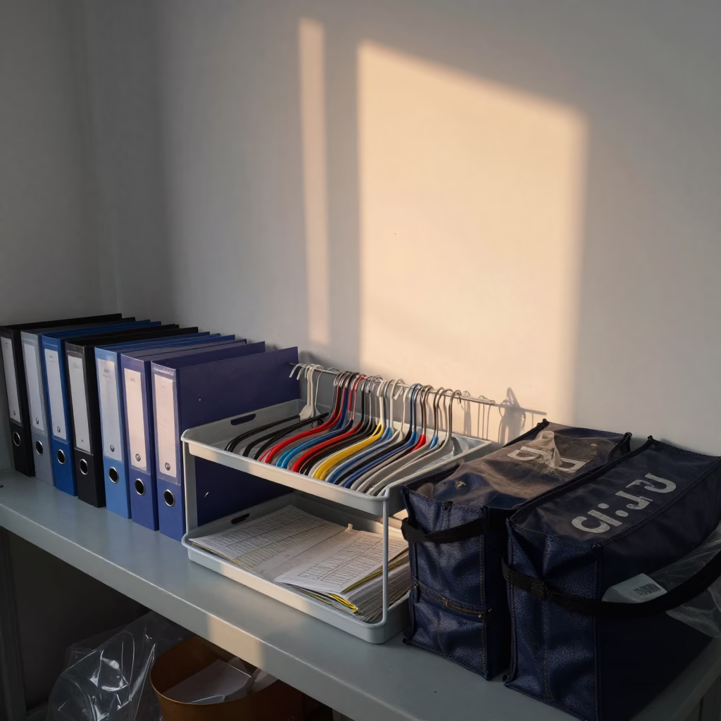 Dawn Packing Station With Route Bags Lijiang in at a fulfillment packing station near Lijiang