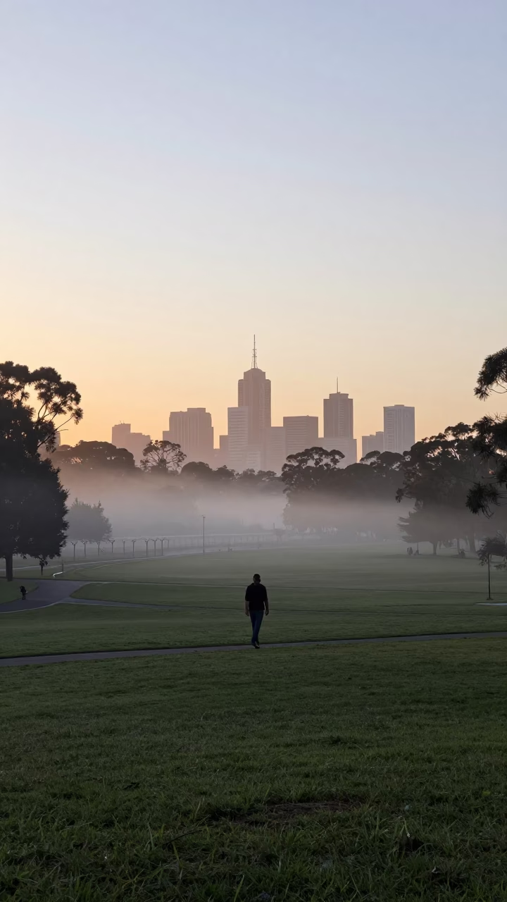 Dawn Parklands in Adelaide in in Adelaide, South Australia, Australia