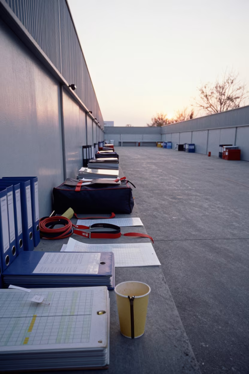 Dawn Repair Zipper Cup Logistics Bay Tianjin in inside a chilled distribution bay in Tianjin