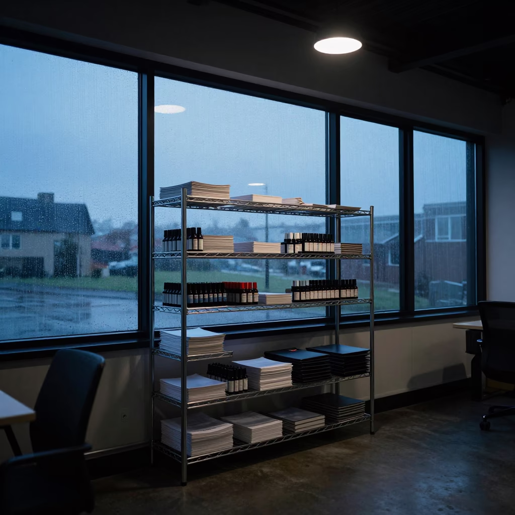 Dawn Restock Shelf in Launceston Coworking Office in inside a coworking floor near Launceston