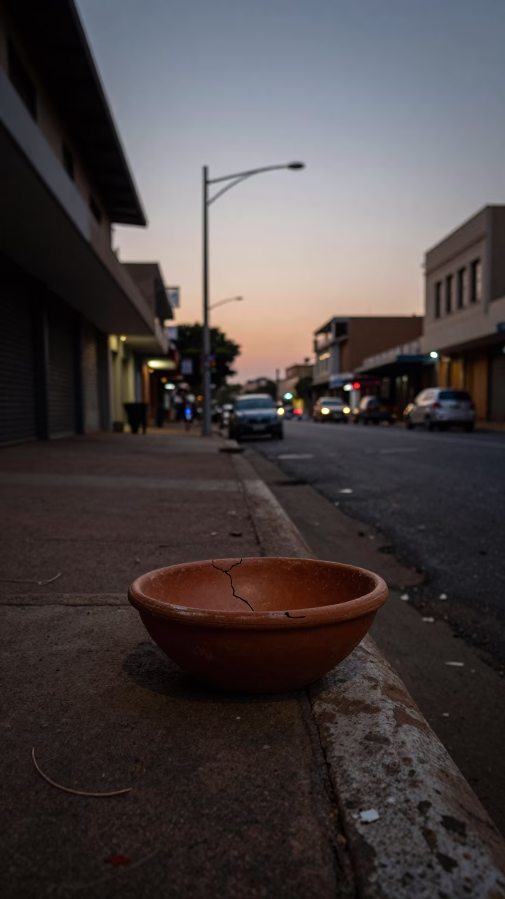 Dawn Scene in Johannesburg at The Still Hours Before Dawn Light in in Johannesburg, South Africa