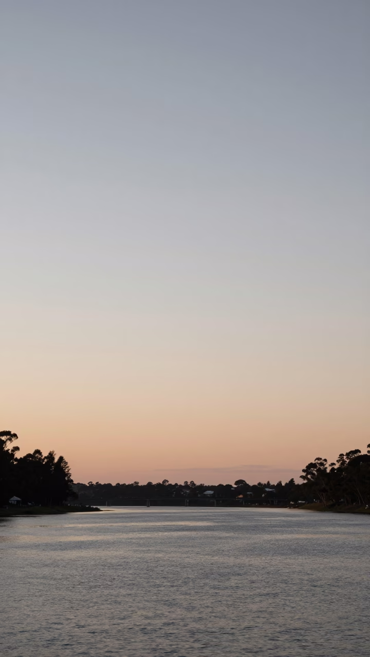 Dawn Sky at First Light Of Dawn in Perth in in Perth, Western Australia, Australia