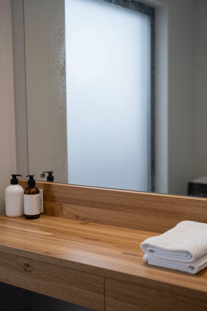 Dawn Spa Vanity Brasov Salon Before Opening in inside a salon row in Brasov