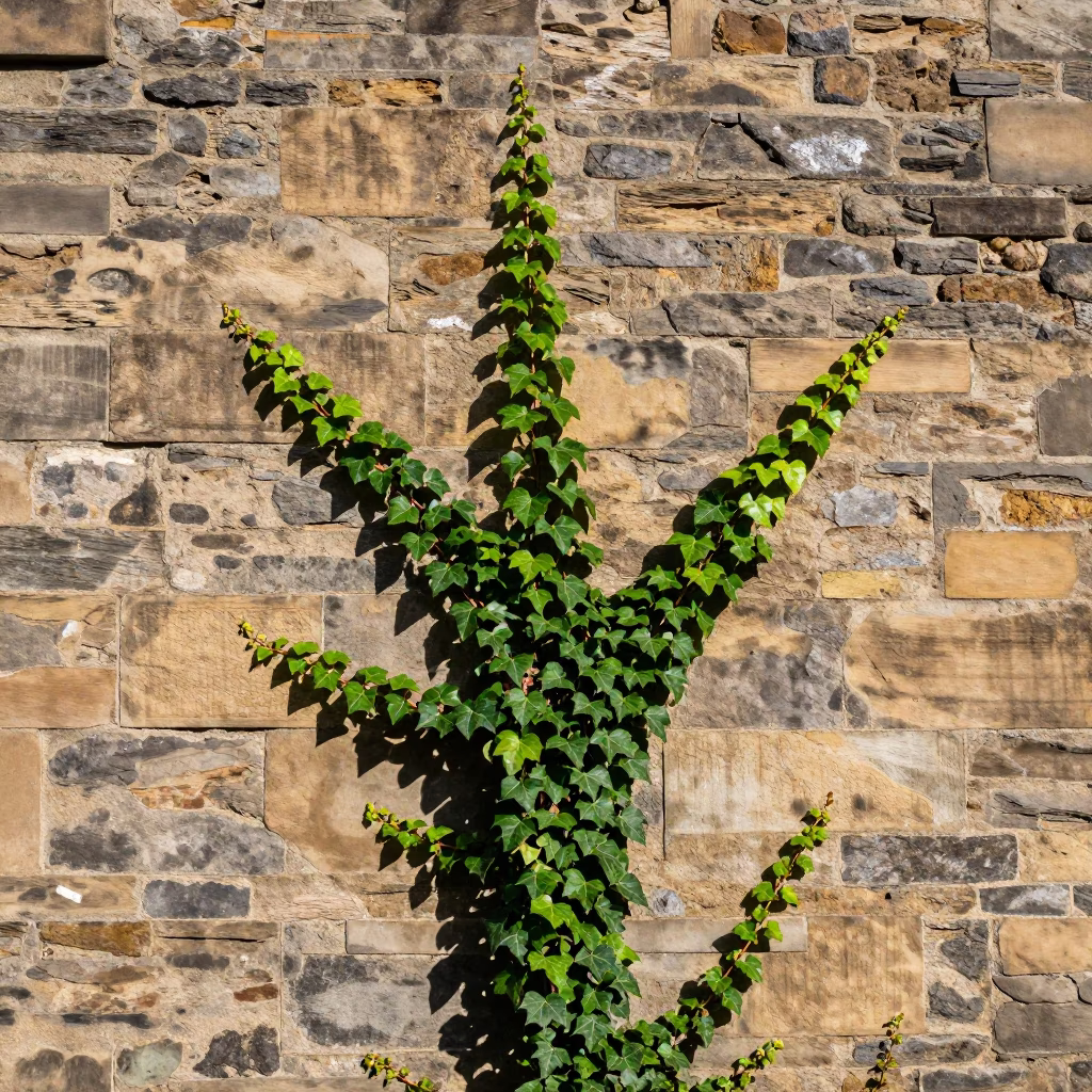 Debris at Flat Noon Light in in Edinburgh, United Kingdom