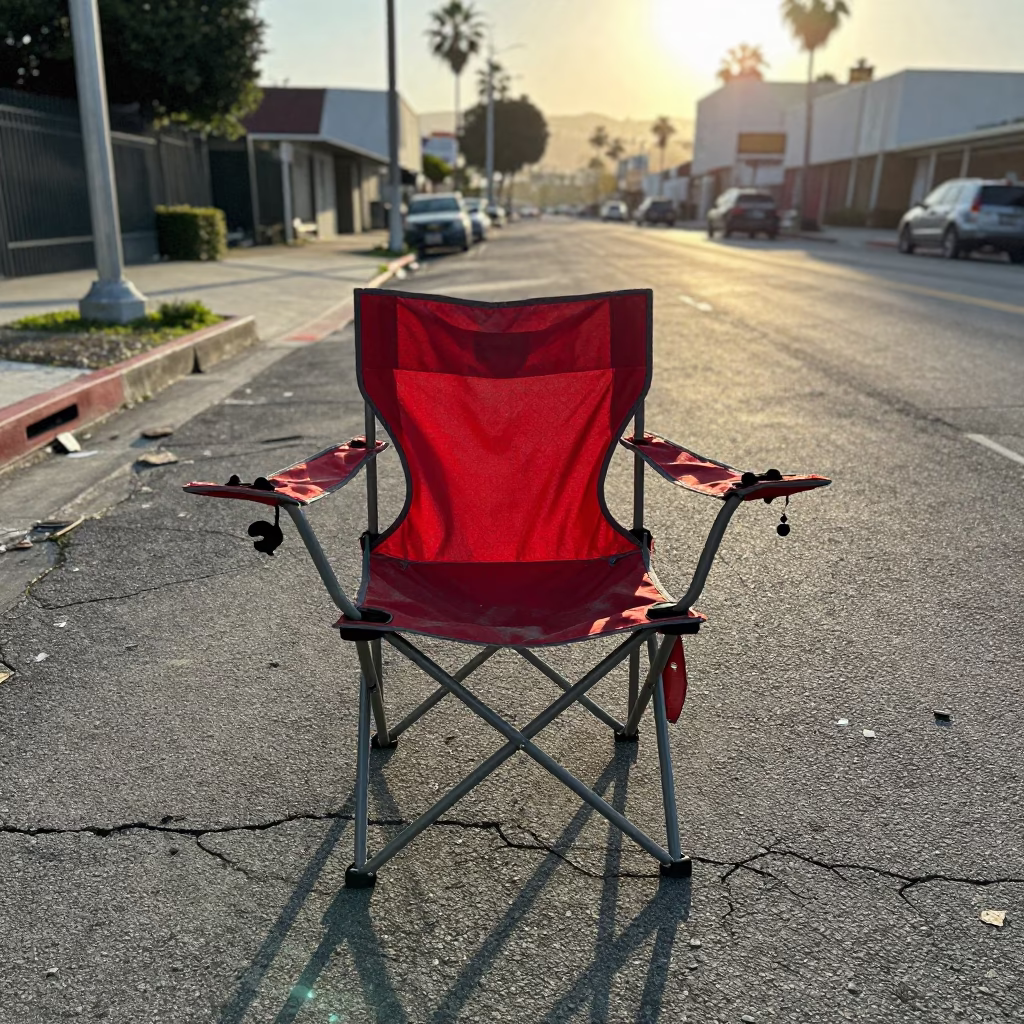 Debris in Los Angeles in in Los Angeles, California, United States