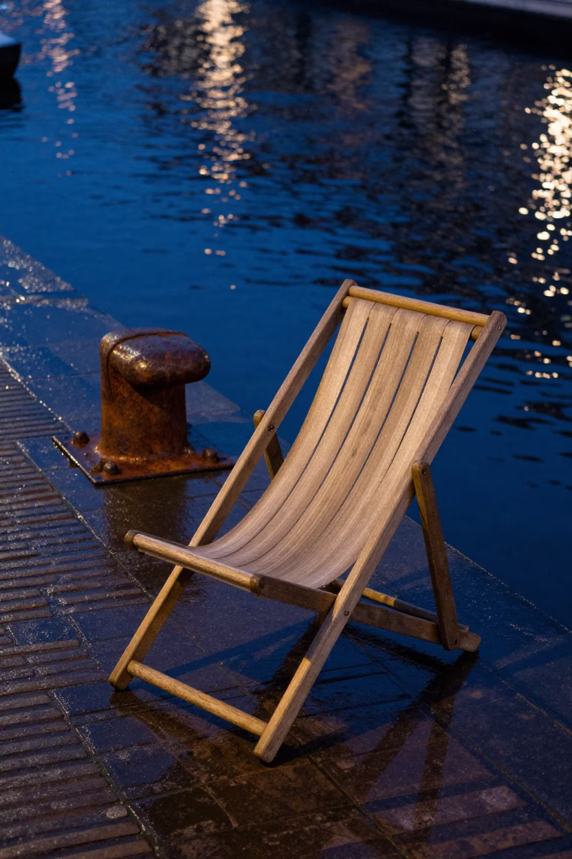 Deck Chair in Amsterdam in in Amsterdam, Netherlands