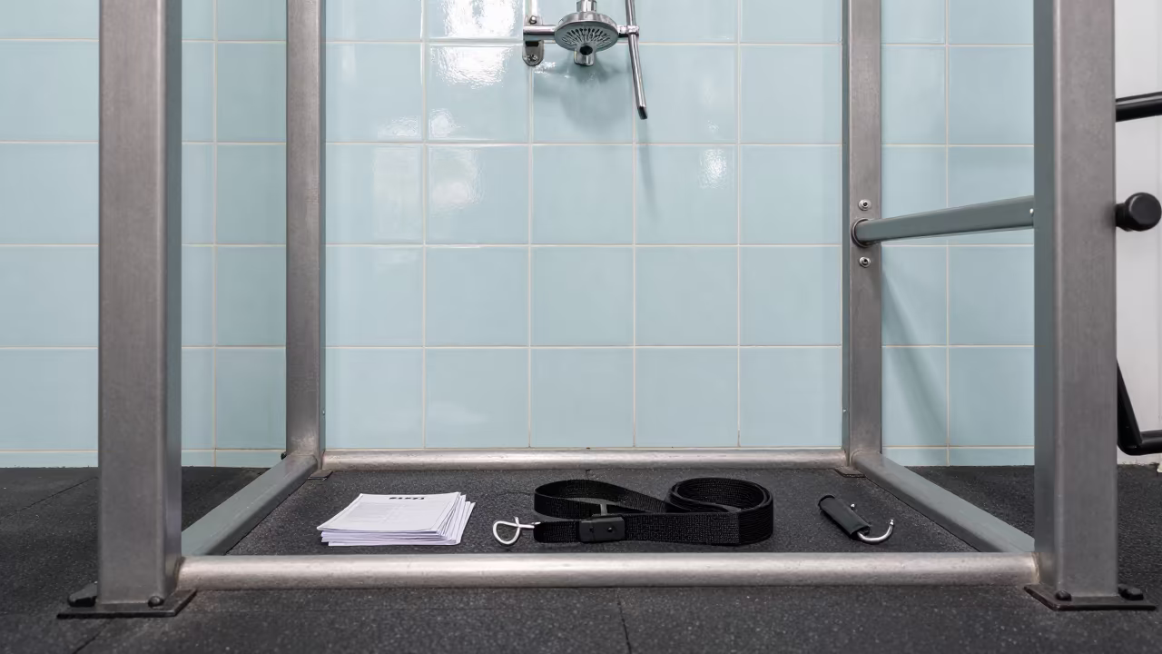 Deck Shower Filter Cup in Kuala Lumpur Gym in inside a strength room near Kuala Lumpur