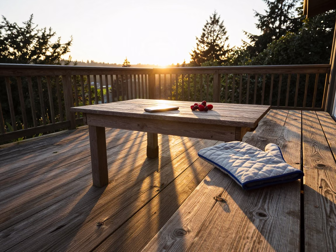 Deck Table in Seattle in in Seattle, Washington, United States