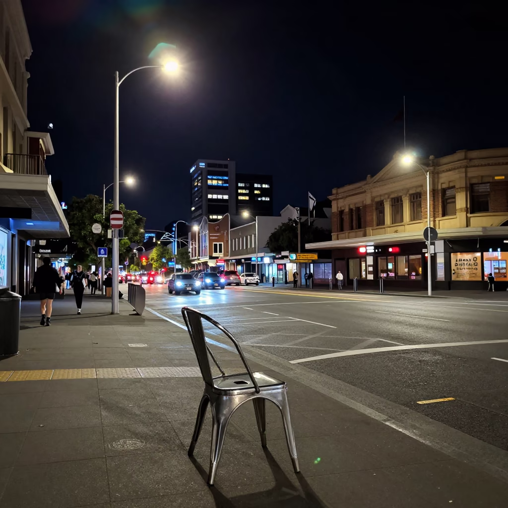 Deep In The Night Light on Scene NSW in Sydney in in Sydney, New South Wales, Australia