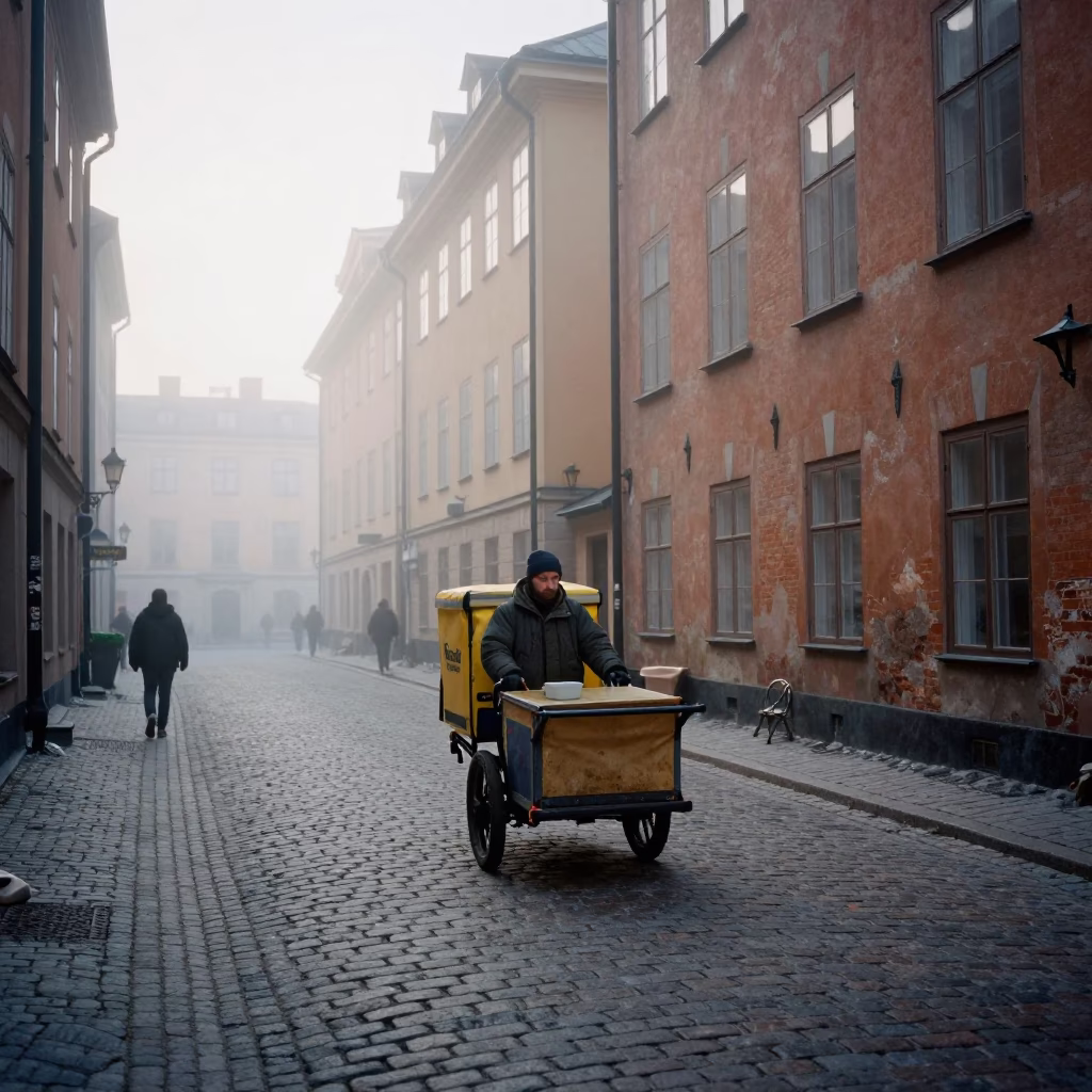 Delivery Cart in Stockholm in in Stockholm, Sweden