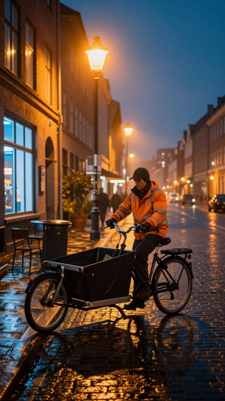 Delivery Worker in Copenhagen in in Copenhagen, Denmark