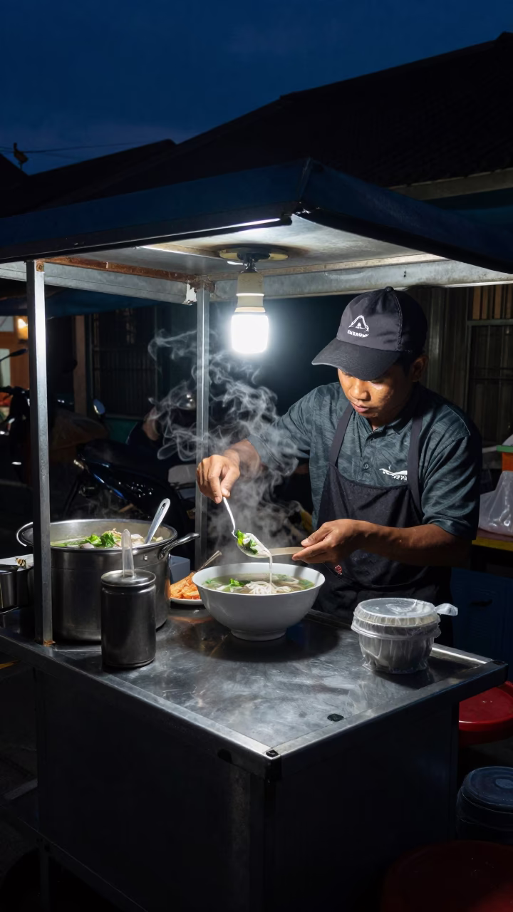 Denpasar Pho For Early Morning Customers in in Denpasar, Indonesia