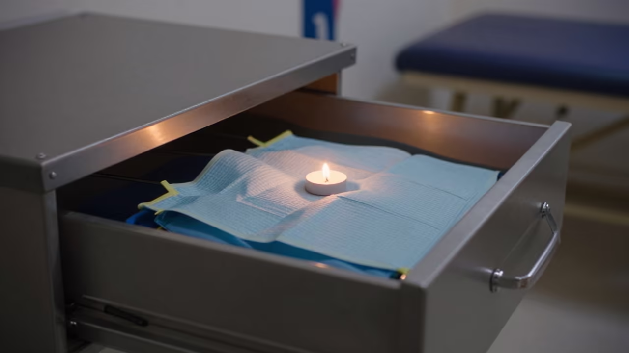 Dental Bib Drawer in Oujda Rehab Gym in inside a rehabilitation gym in Oujda