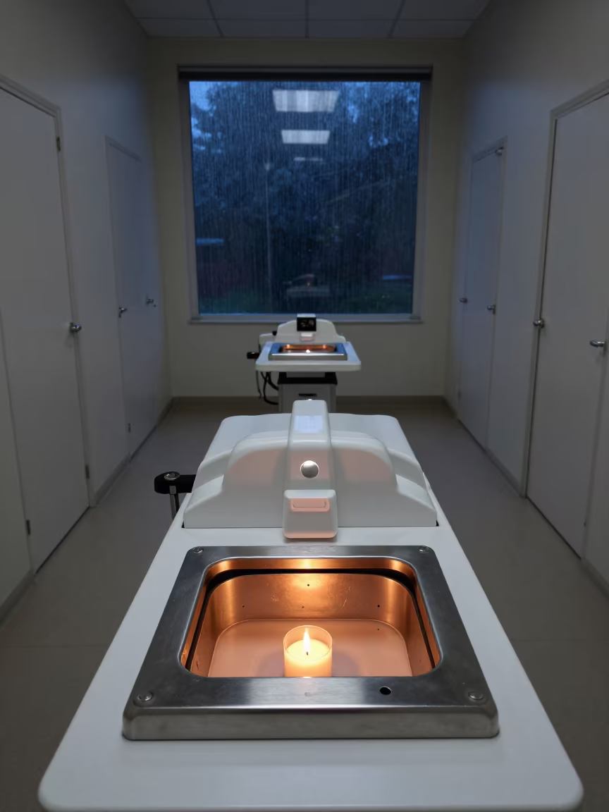 Dental Sensor Dock in Monsoon Corridor in inside an imaging suite in Francistown