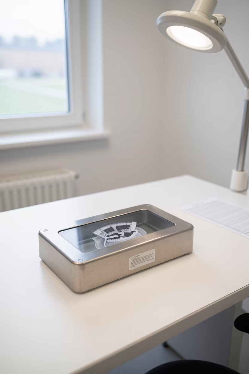 Dental X Ray Sensor Dock Sunderland Clinic in inside an imaging suite in Sunderland