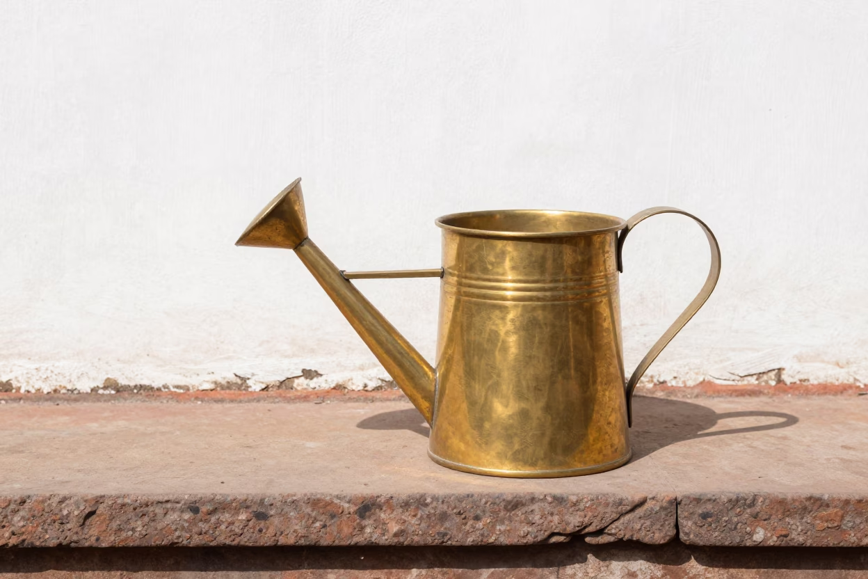 Dented Brass Watering Jug in Delhi in in Delhi, India