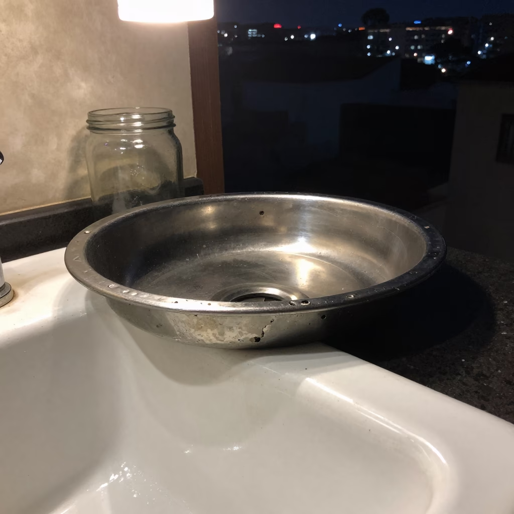 Dented Metal Rim in Medellin in in Medellin, Colombia
