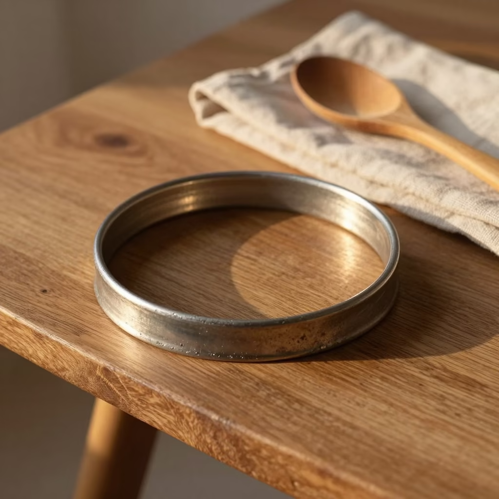 Dented Metal Rim in Paris in in Paris, France