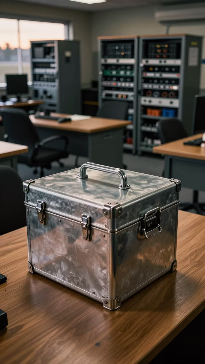 Deployment Packet Box in Command Post Minas Gerais in inside a command post in Minas Gerais