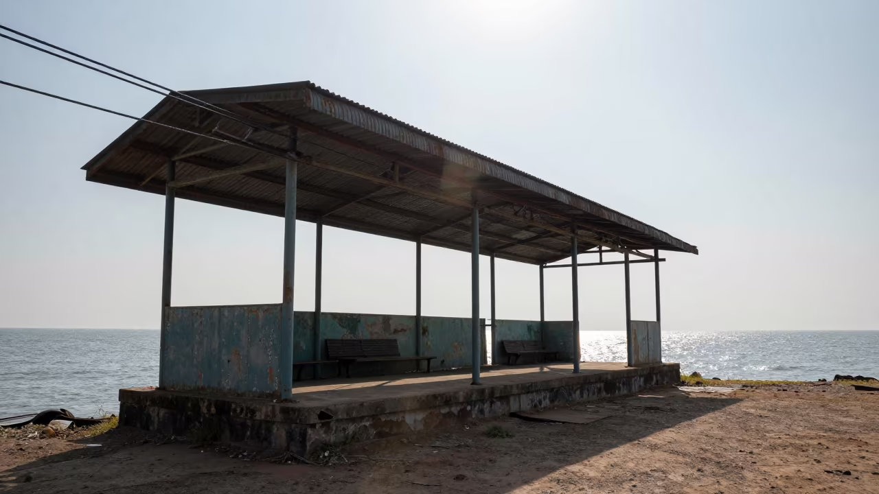Derelict Cable Car Station Near Tirunelveli Water in near Tirunelveli