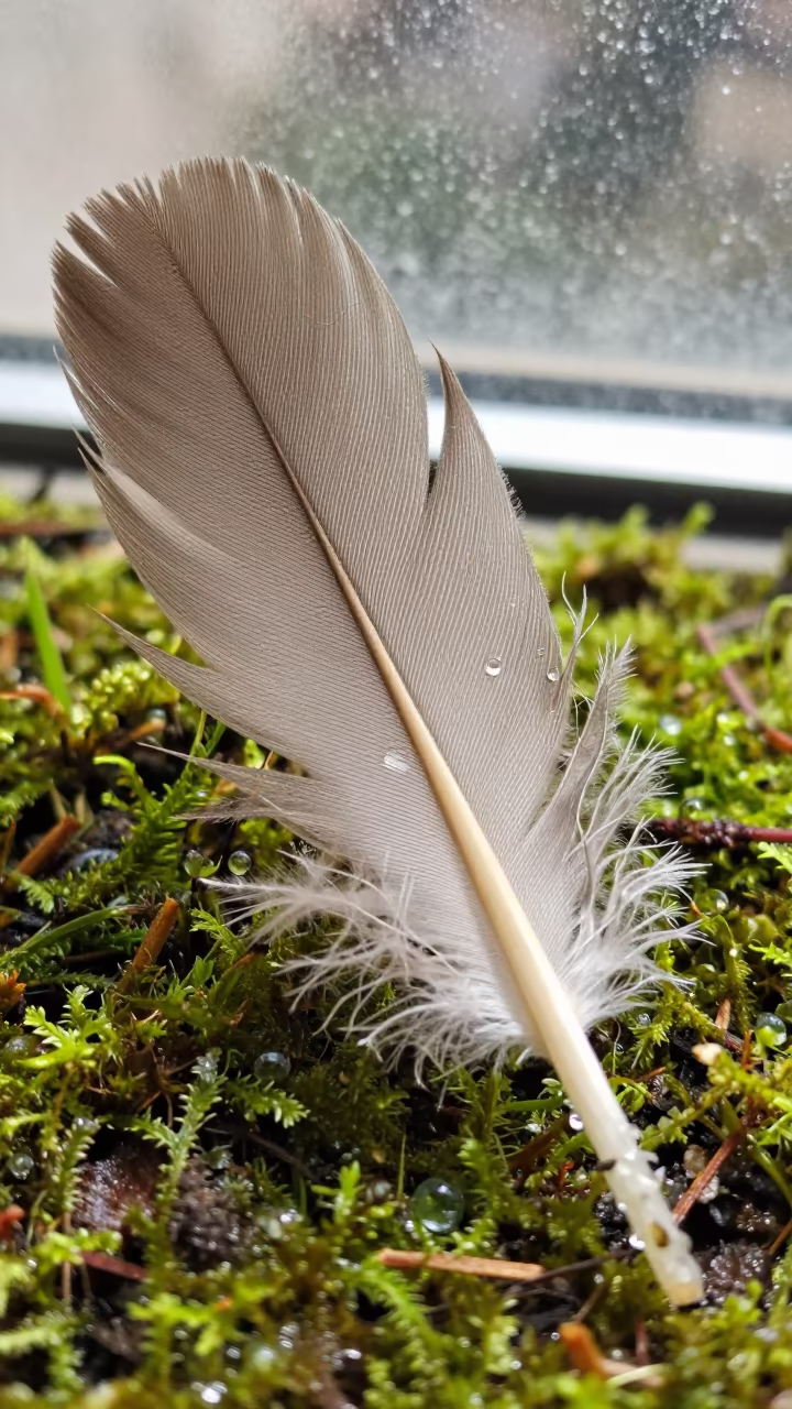 Dew on Feather Barbules Moss Kafr el-Dawwar in on dew-soaked moss in Kafr el-Dawwar