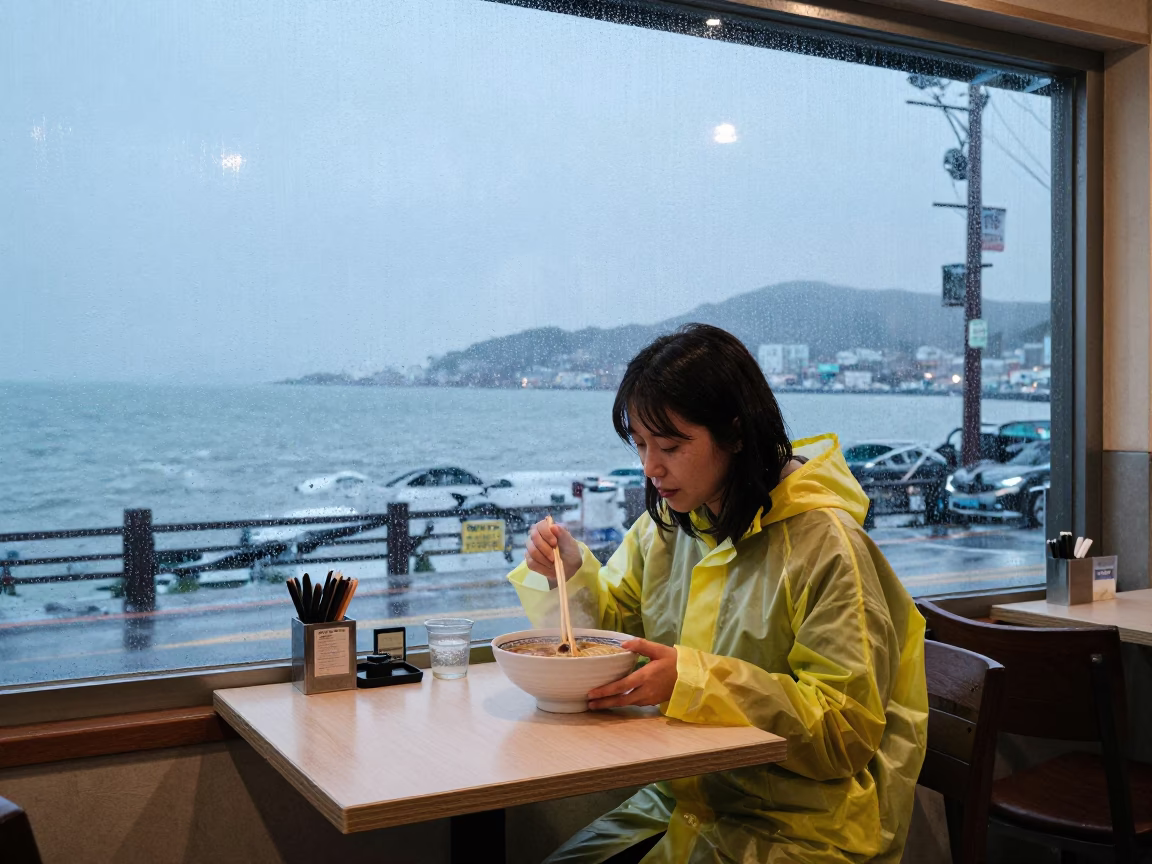 Dining Alone in Busan in in Busan, South Korea