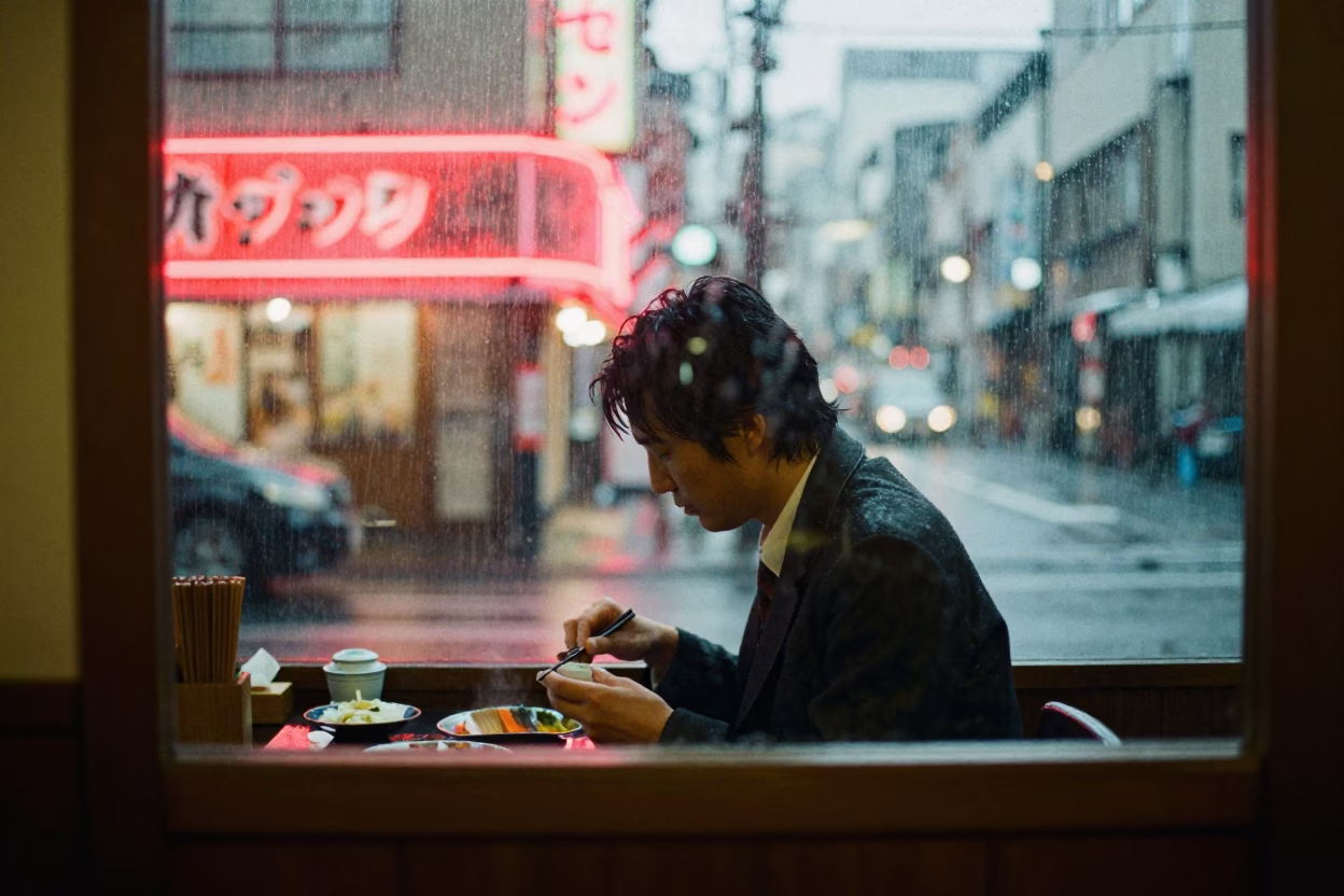 Dining Alone in Tokyo in in Tokyo, Japan