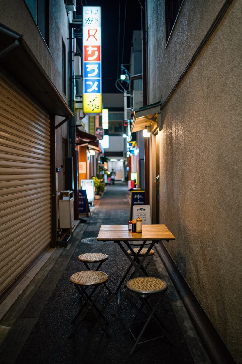 Dining Setup in Fukuoka in in Fukuoka, Japan